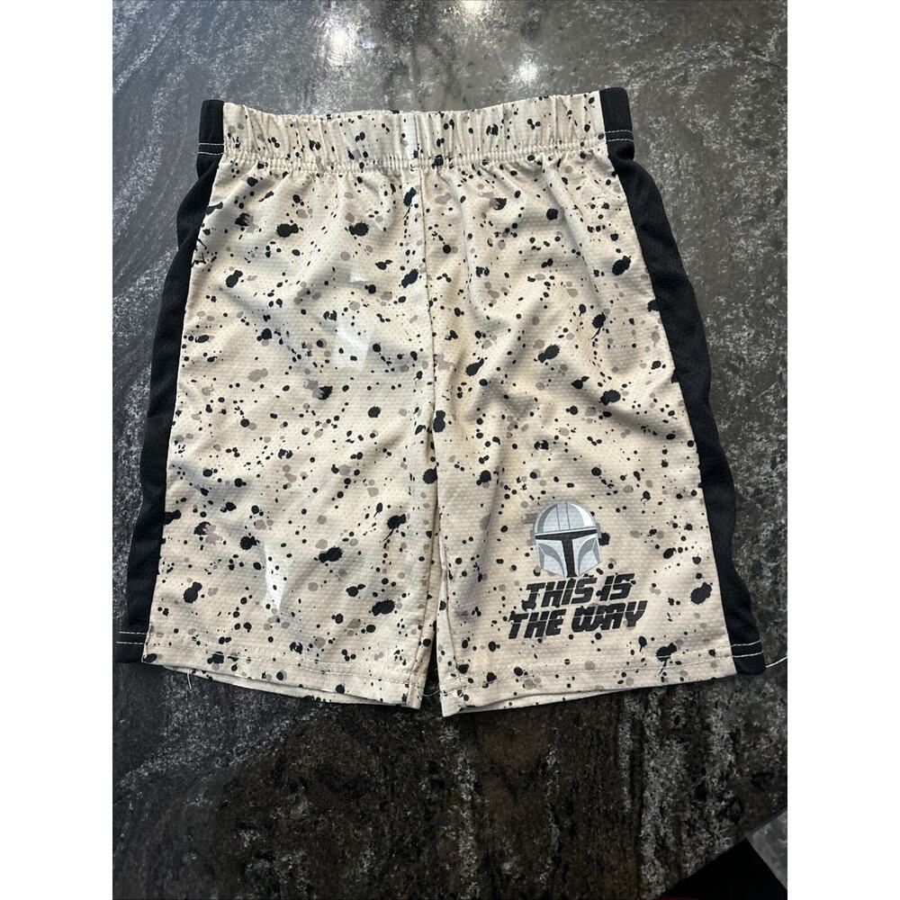 STAR WARS BOYS SHORTS SIZE 8 "THIS IS THE WAY" SPELL OUT